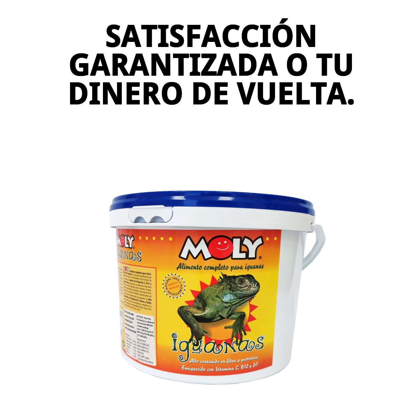 MOLY IGUANAS  3kg PROFESIONAL 8,8 L
