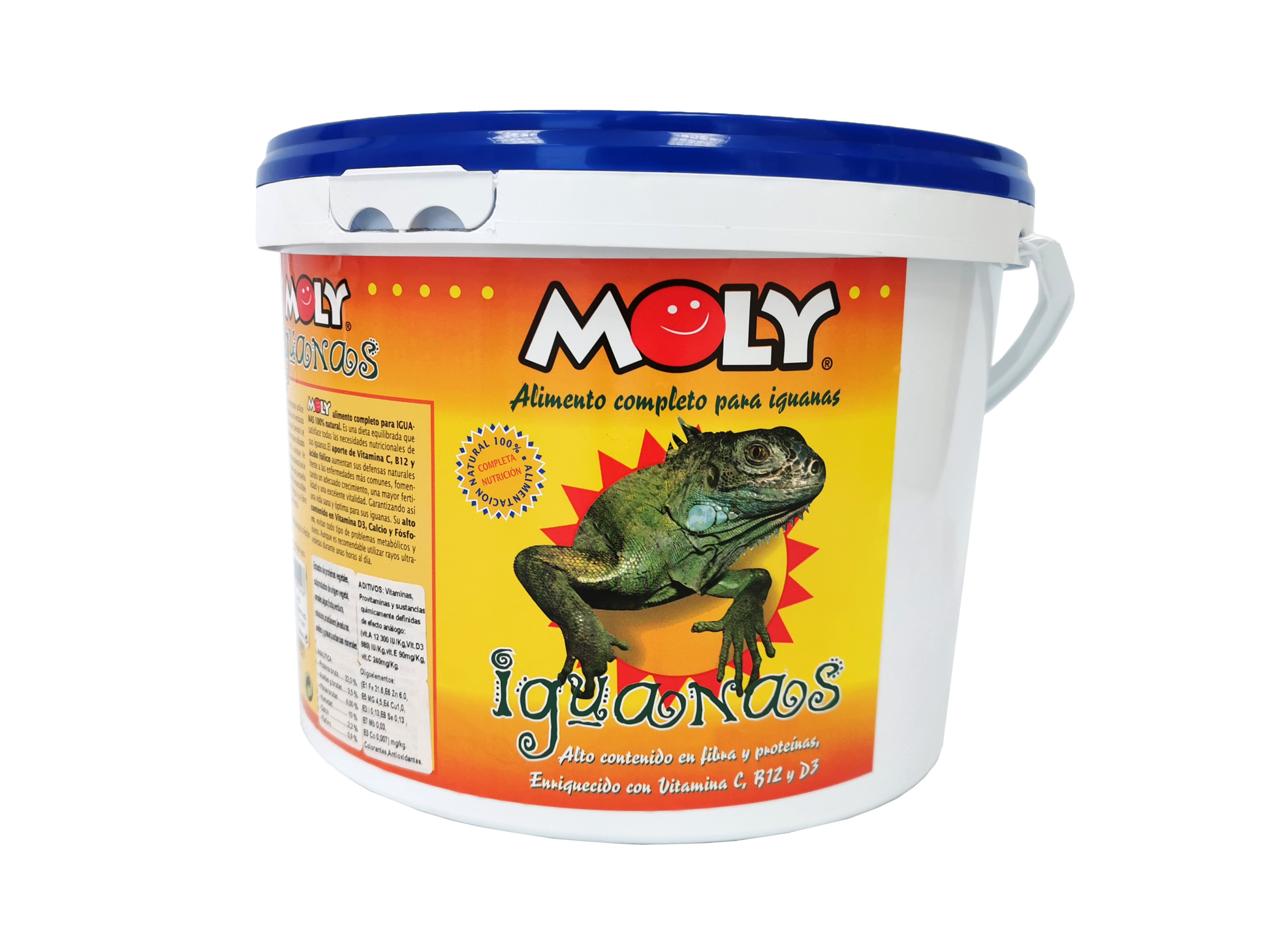 MOLY IGUANAS  3kg PROFESIONAL 8,8 L