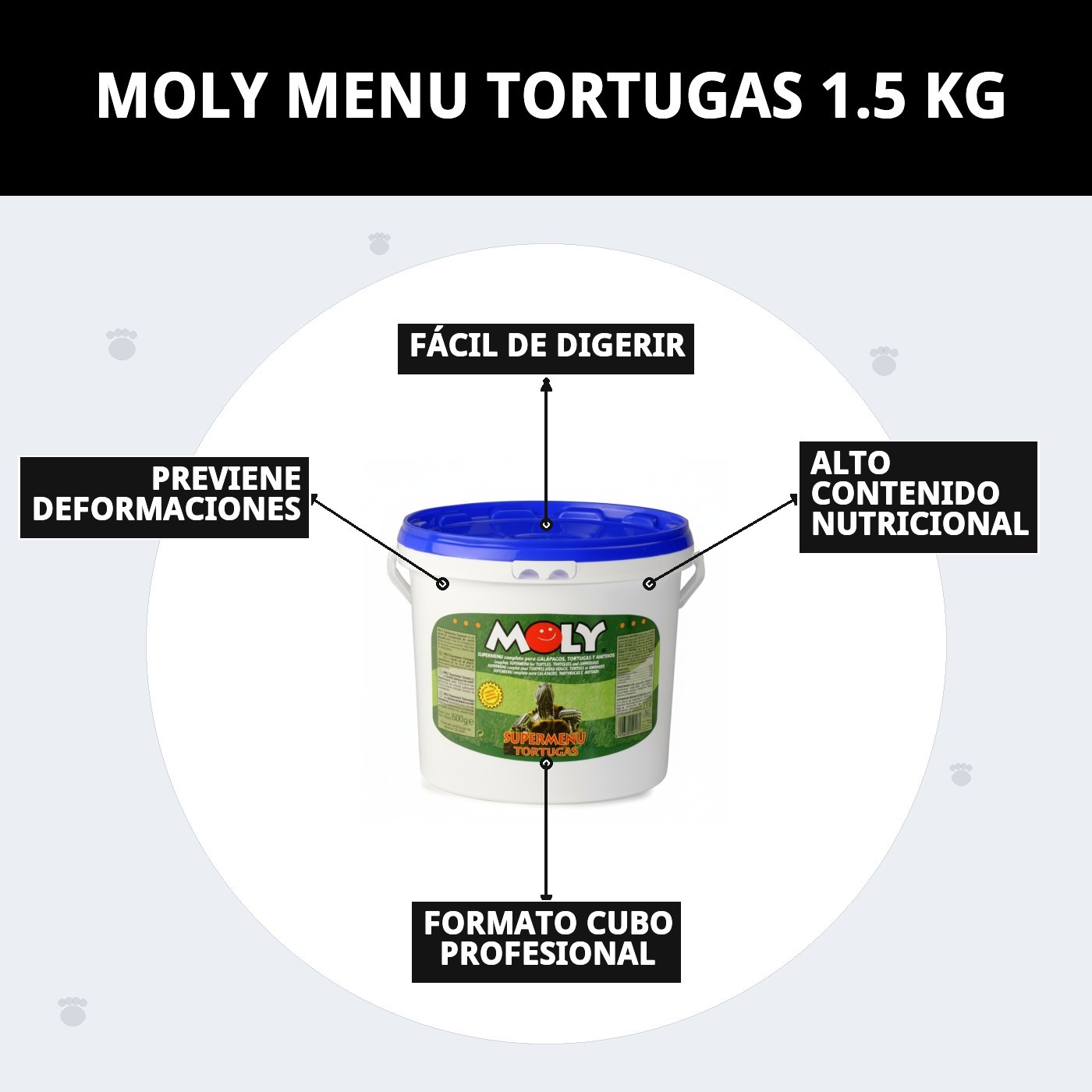 MOLY MENU TORTUGAS 1.5 KG