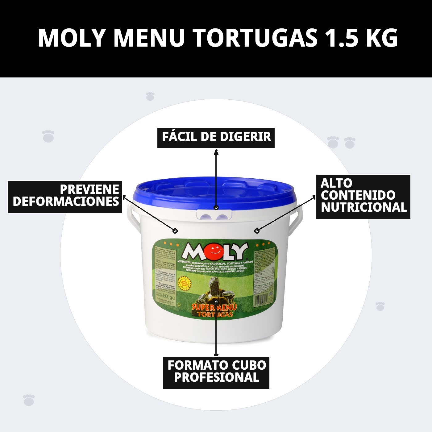 MOLY MENU TORTUGAS 1.5 KG