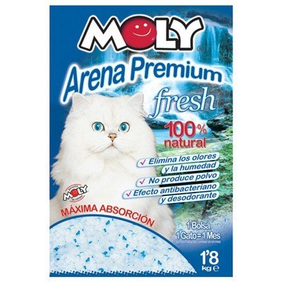 Moly Premium Silica Cat Litter 4.28 L - 1.8 KG