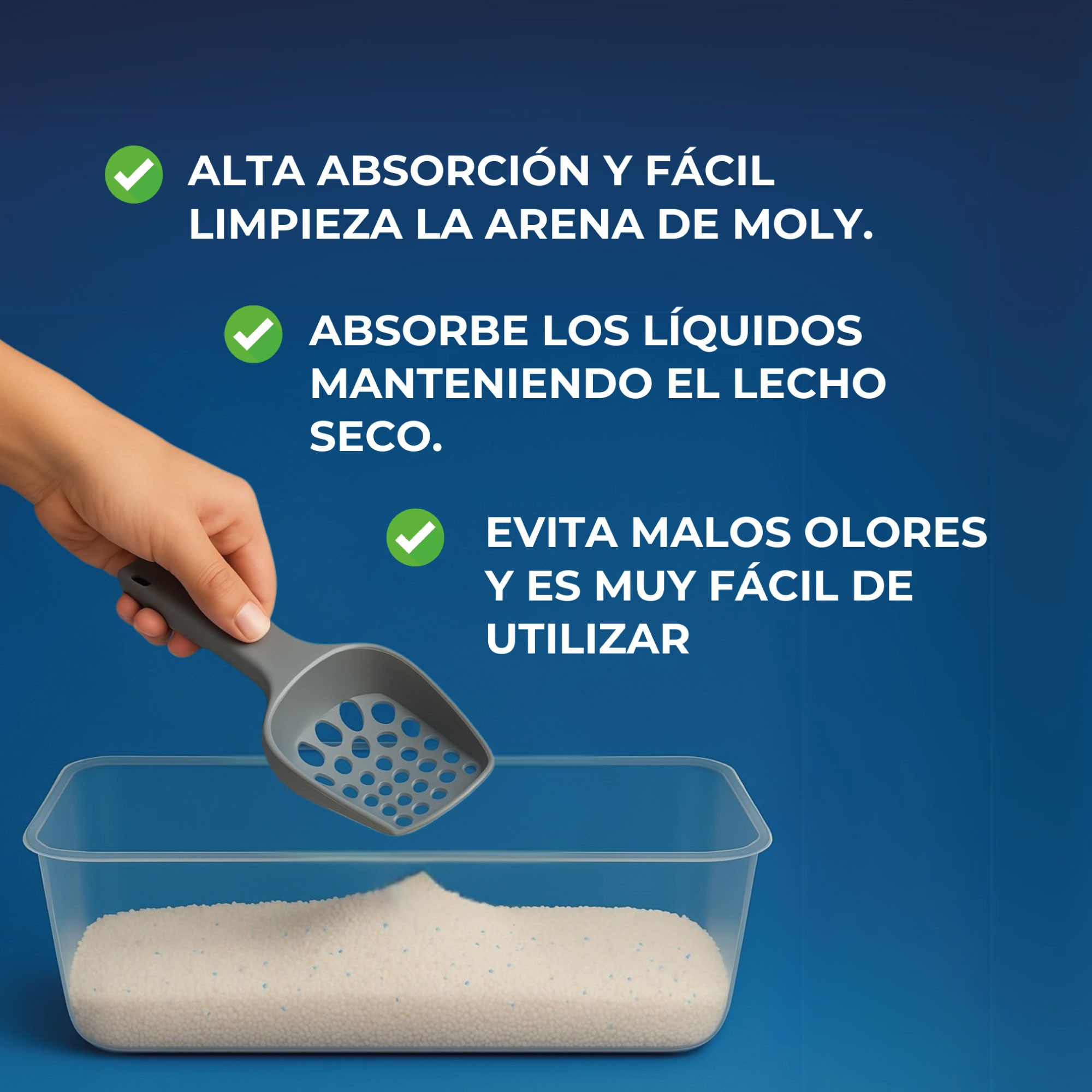 Moly Premium Silica Cat Litter 4.28 L - 1.8 KG