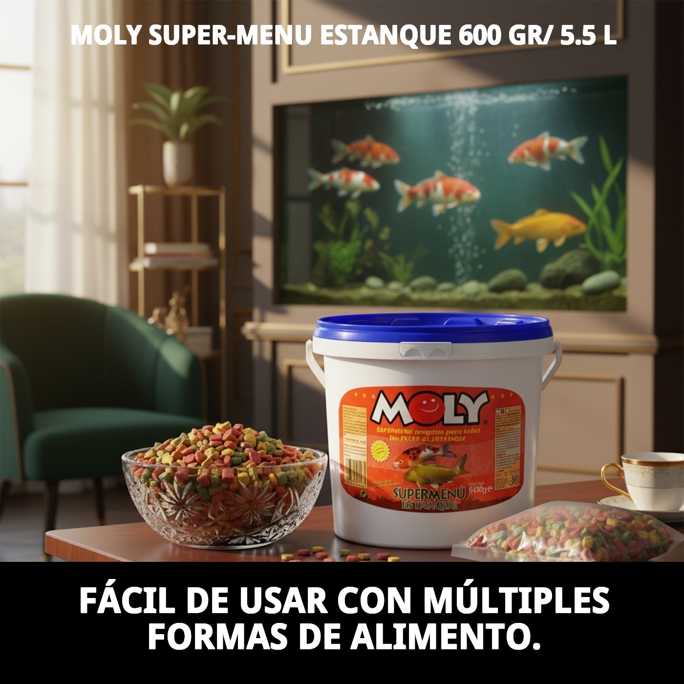 MOLY SUPER-MENU ESTANQUE 600 gr/ 5.5 L