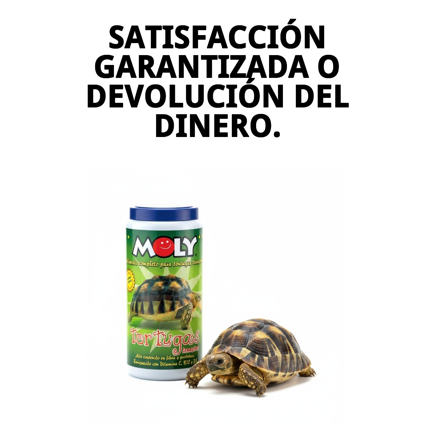 MOLY TORTUGAS TERRESTRES 360gr / 1 LITRO