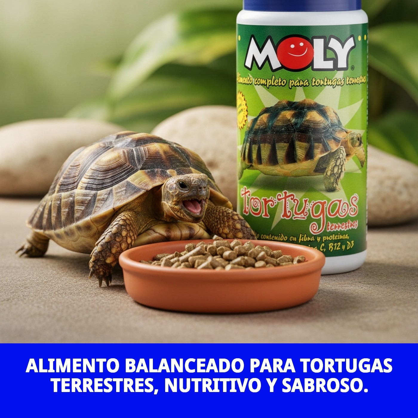 MOLY TORTUGAS TERRESTRES 360gr / 1 LITRO