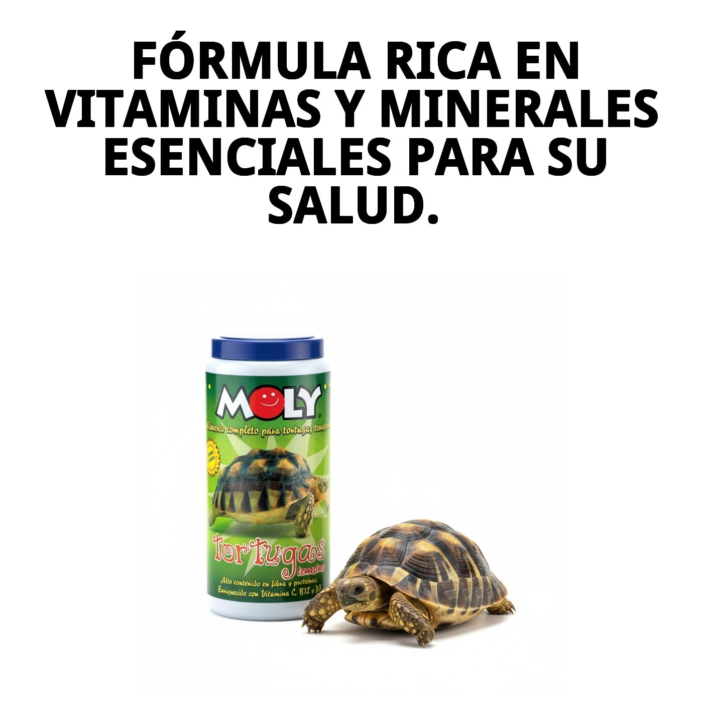 MOLY TORTUGAS TERRESTRES 360gr / 1 LITRO