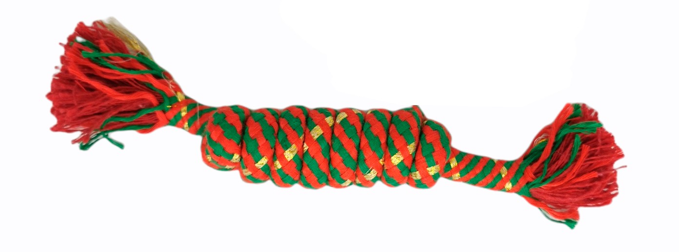 Mordedor 2 Nudos Chia 15 cm Moly | Cuerda Resistente para Morder y Jugar Perros Pequeños