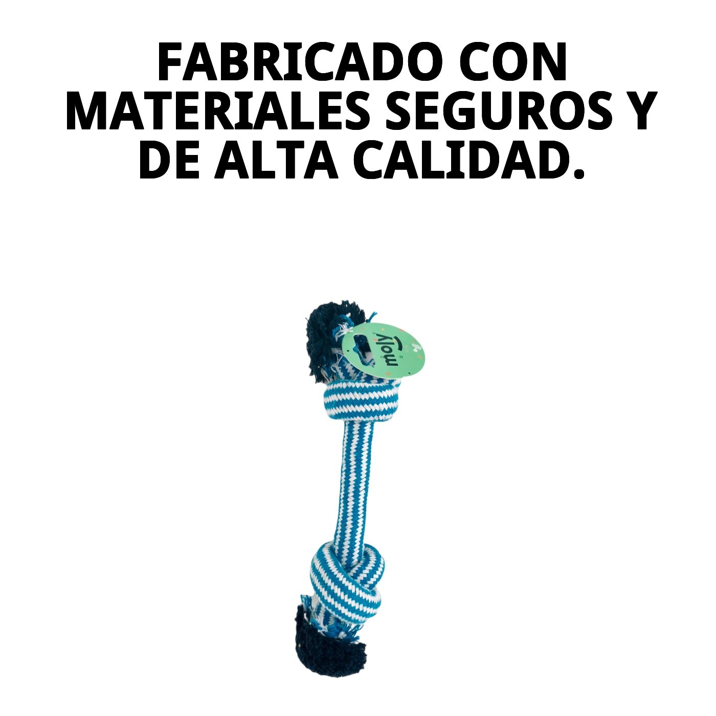 Mordedor Bonn Navy 25 cm Moly | Juguete Resistente para Morder y Jugar a Diario