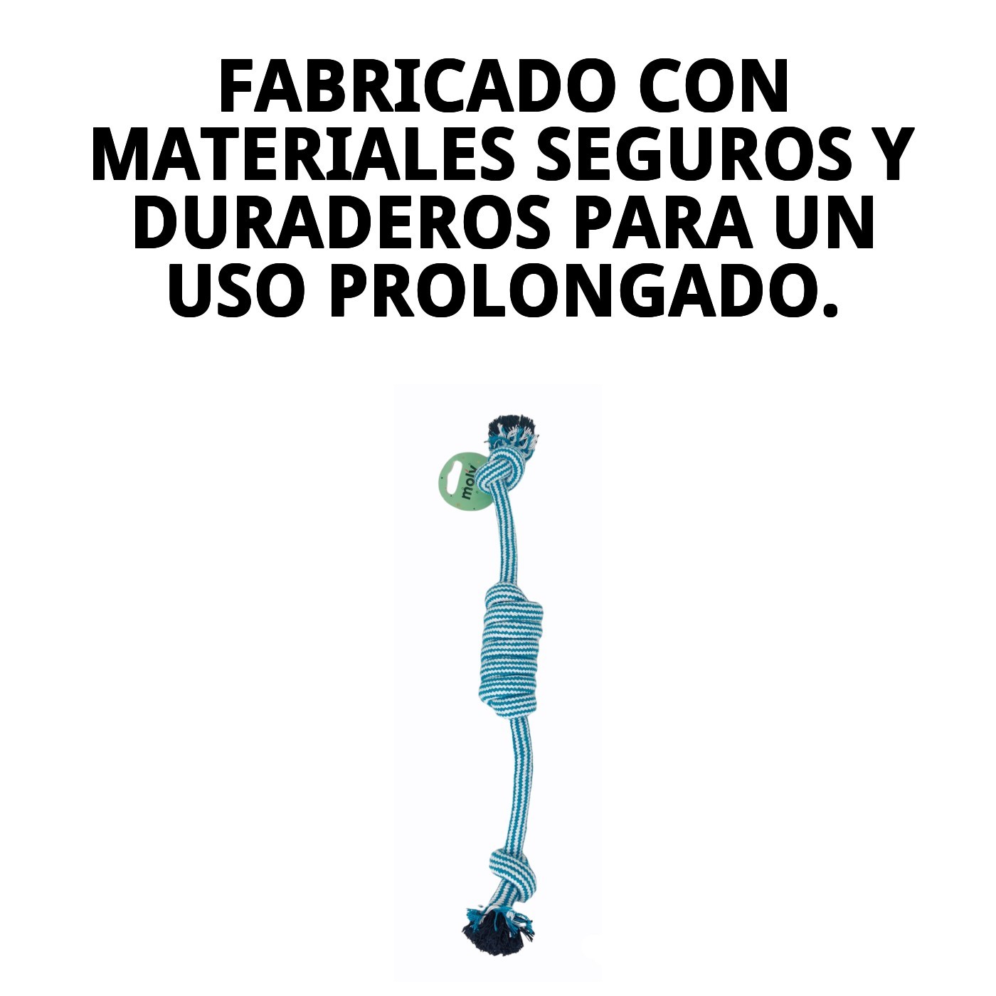 Mordedor Dental Navy 45 cm Moly | Juguete Resistente para Cuidado Dental y Juego Activo