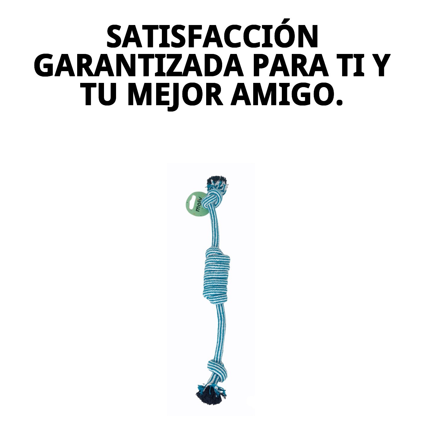 Mordedor Dental Navy 45 cm Moly | Juguete Resistente para Cuidado Dental y Juego Activo