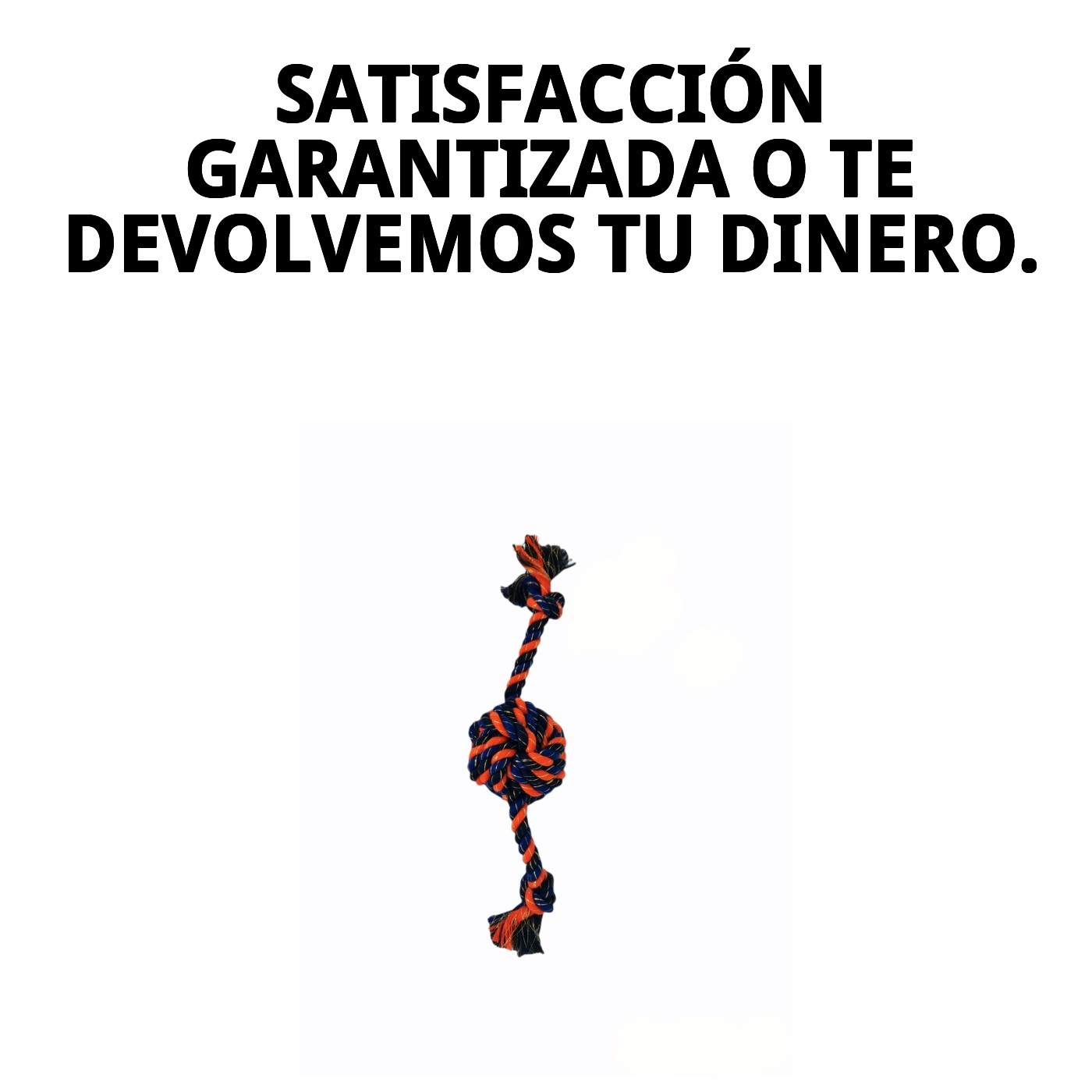 Mordedor Hilo Dental con Pelota Hippychic Moly | Juguete Limpia Dientes para Perros Activos