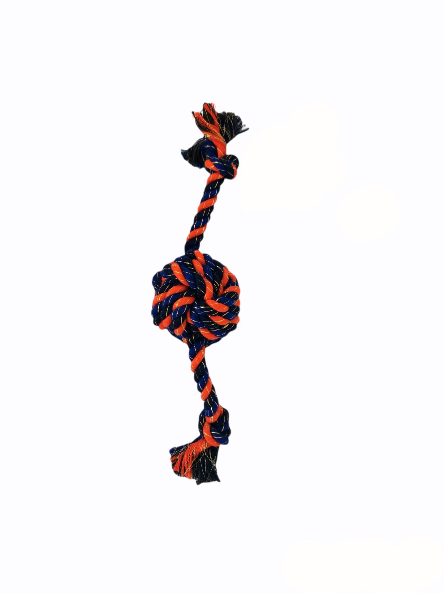 Mordedor Hilo Dental con Pelota Hippychic Moly | Juguete Limpia Dientes para Perros Activos