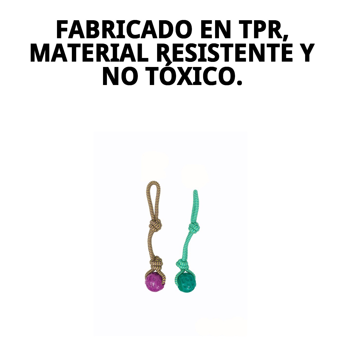 Mordedor TPR Collection Dior Pet Moly | Juguete Resistente, Elegante y Seguro para Perros