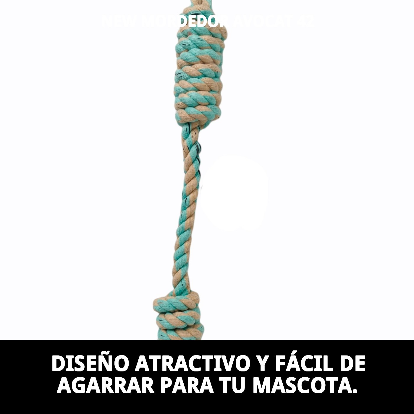 New Mordedor Avocat 42 cm Moly | Juguete Resistente, Divertido y Estimulante para Perros