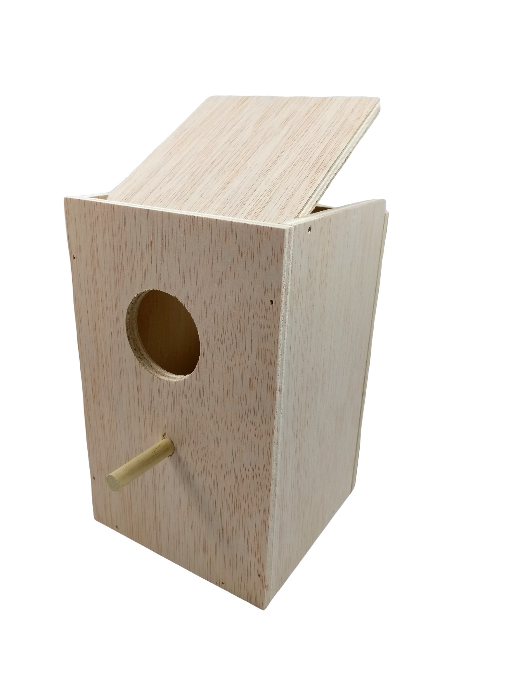 NIDO AGAPORNIS VERTICAL MADERA 14x14x22 cm