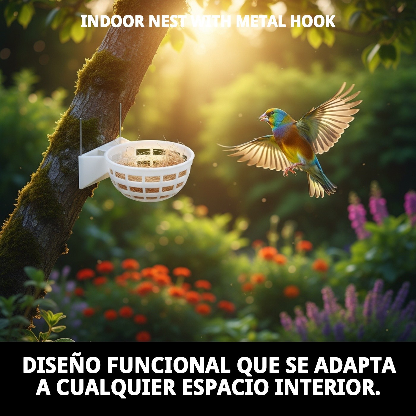 NIDO INTERIOR C/GANCHO METALICO