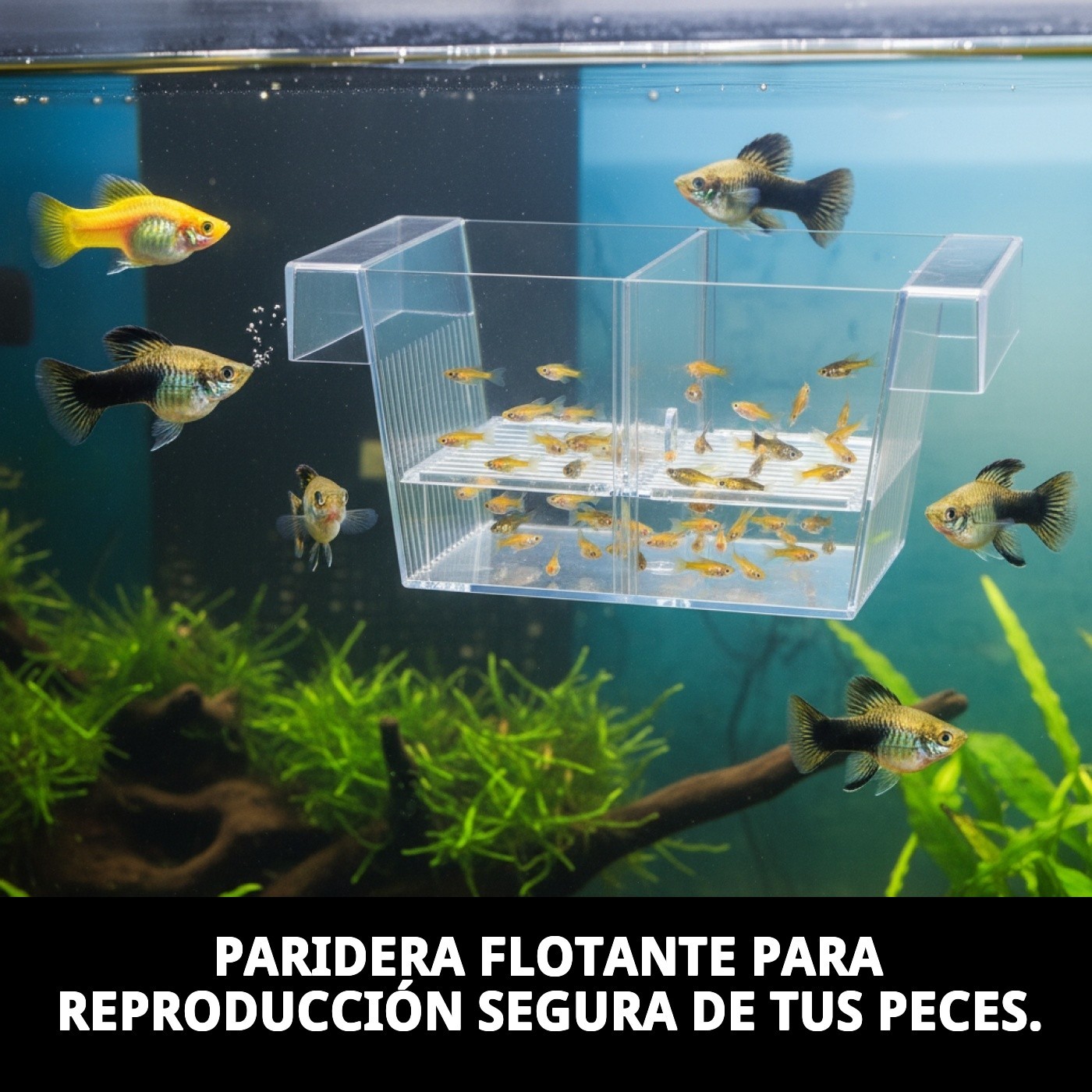 PARIDERA FLOTANTE 2 EN 1 MOLY 21X10X9,5 CM