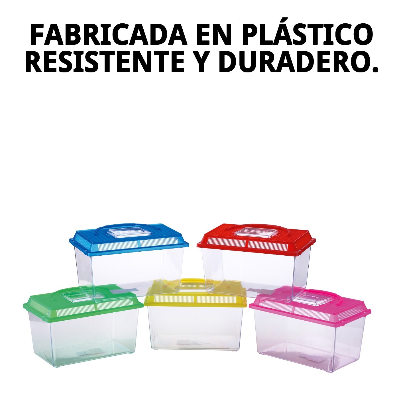 PECERA PLASTICO GRANDE 30X20X21 CM - 50407-X1 -BEI