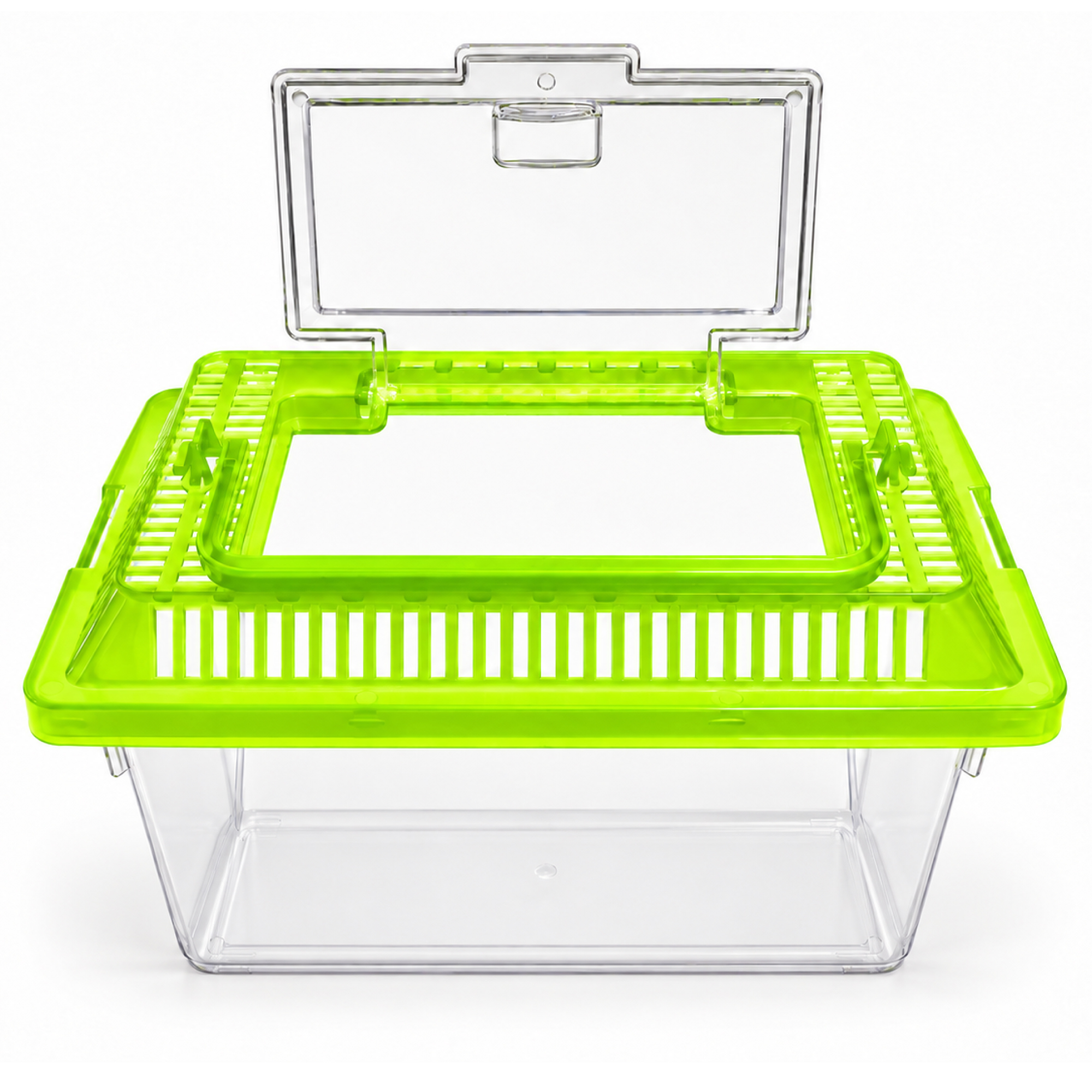 PECERA PLASTICO PEQUEÑA 18X11X14 CM