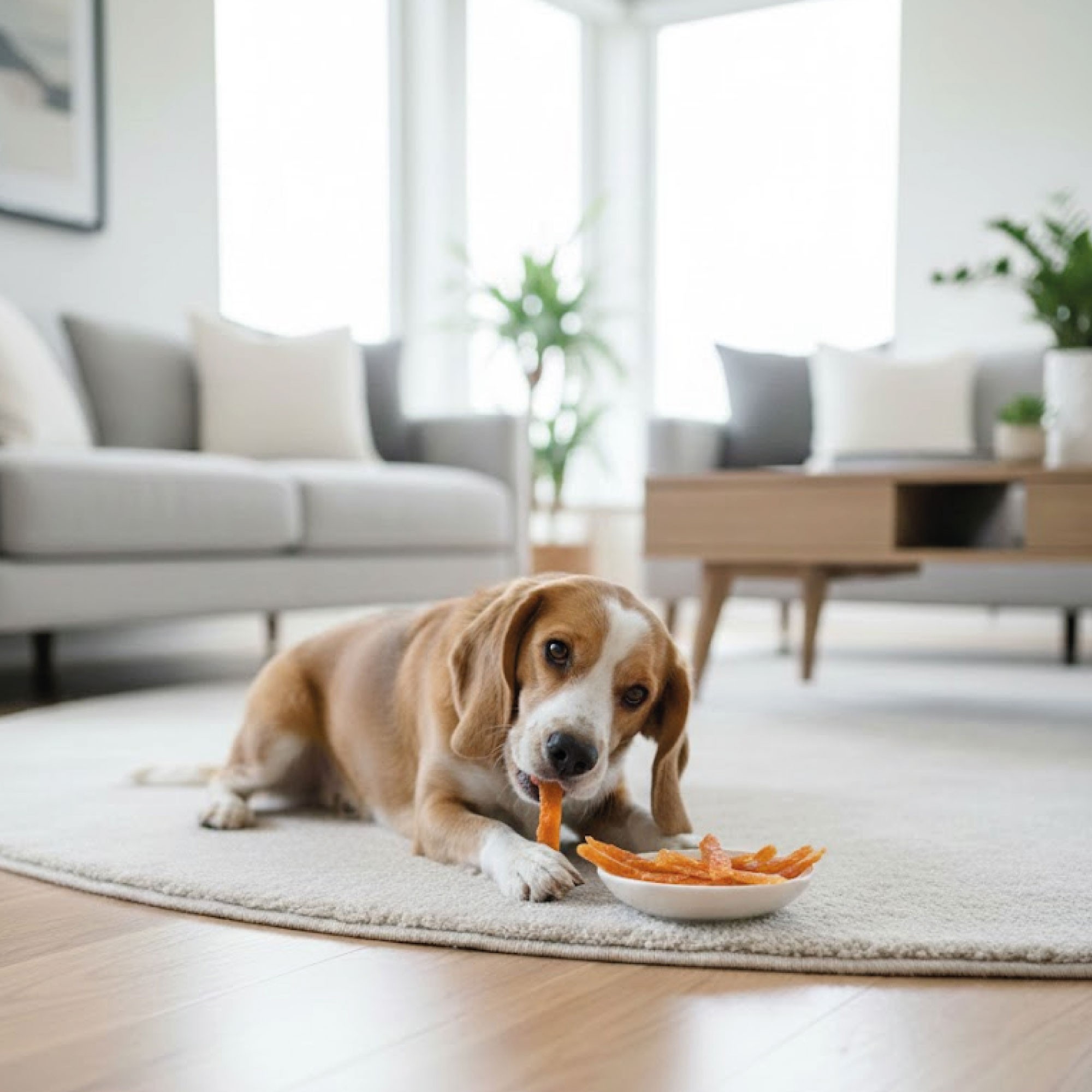 Pechuga de Pollo de Corral Deshidratada 1 kg Moly | Snack Natural en Granel para Perros | Alta Proteína