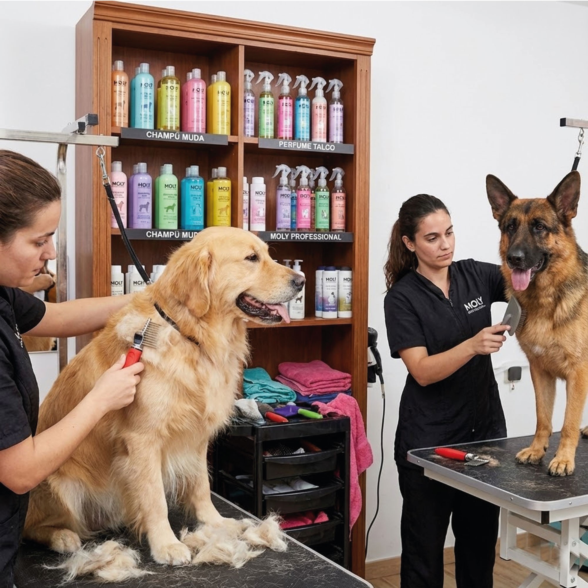 Peine Cortanudos Moly Confort | Herramienta Profesional para Eliminar Nudos y Desenredar sin Tirones