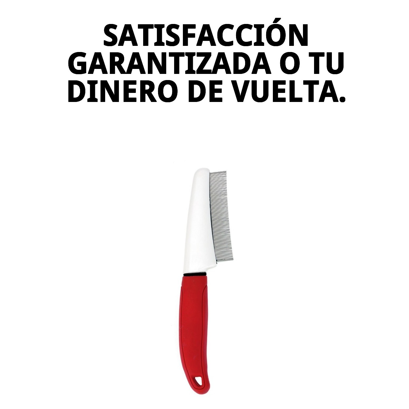 Peine Quitapulgas Moly Confort | Eliminación Precisa de Pulgas, Huevos y Suciedad en Perros y Gatos