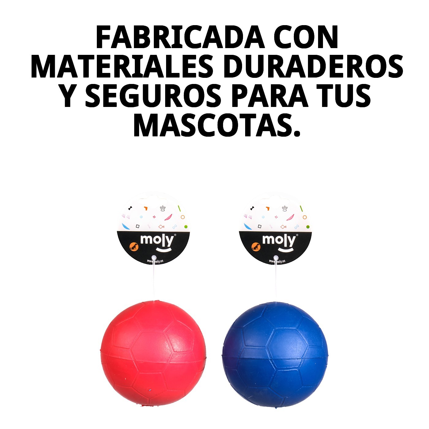 PELOTA CAUCHO C/ SONIDO 6,5 CM