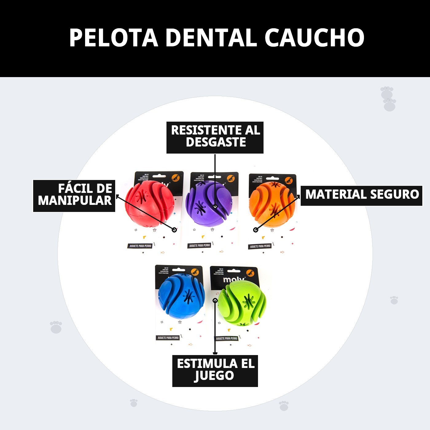 PELOTA DENTAL CAUCHO