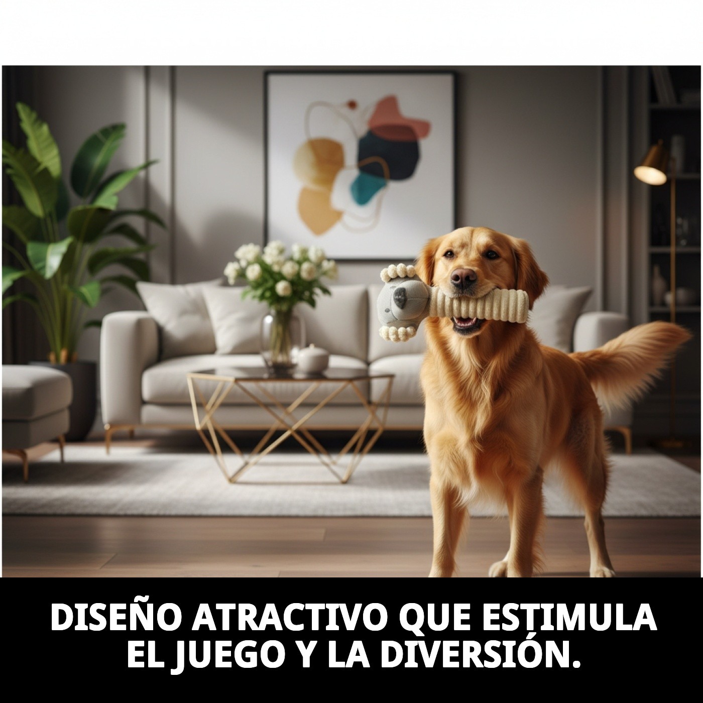 Peluche Osito para Perros 20 cm Moly | Juguete Suave con Sonido, Ideal para Masticar y Abrazar