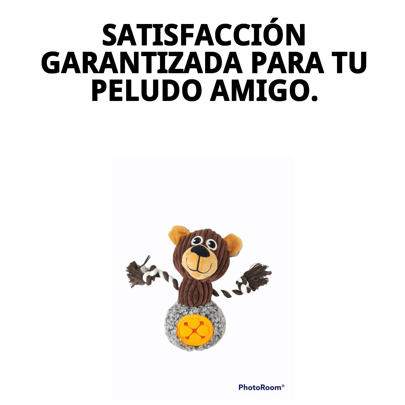 Peluche para Perros con Premio 26 cm Moly | Juguete Interactivo Rellenable y Súper Divertido