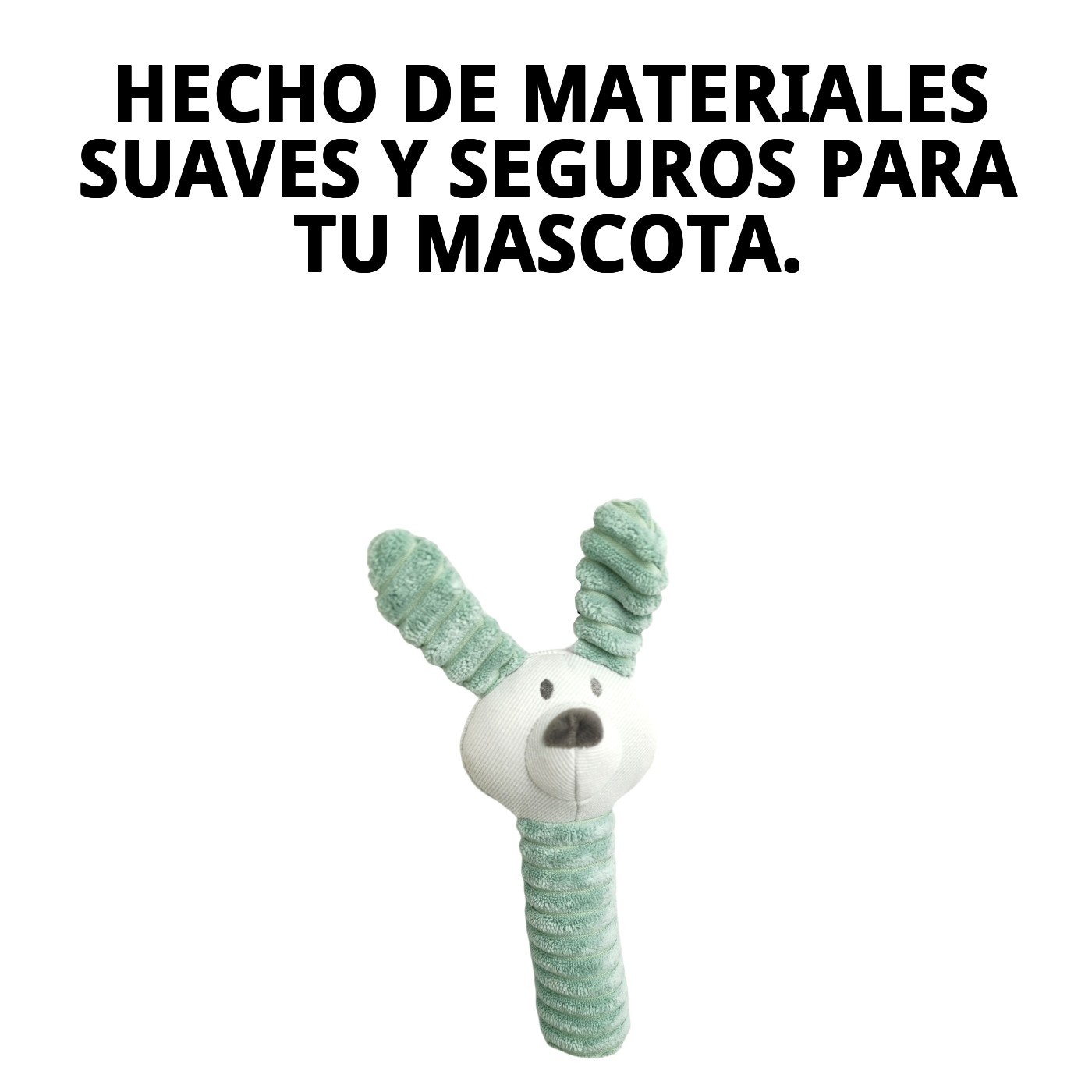 Peluche Rabbit para Perros 26 cm Moly | Juguete Suave con Sonido, Resistente y Súper Divertido