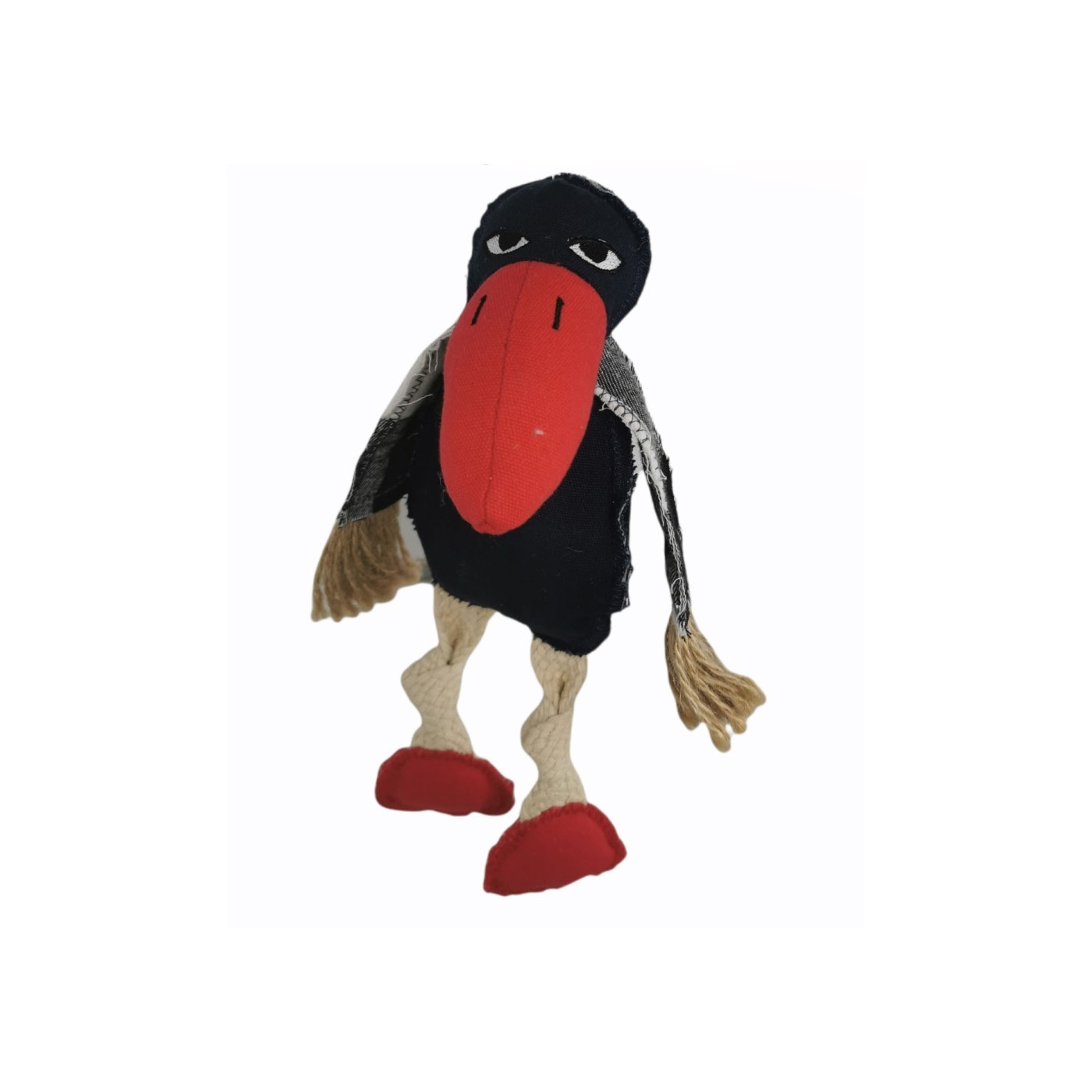 Peluche Tucán Crazy para Perros 33 cm Moly | Juguete Suave con Sonido y Súper Divertido