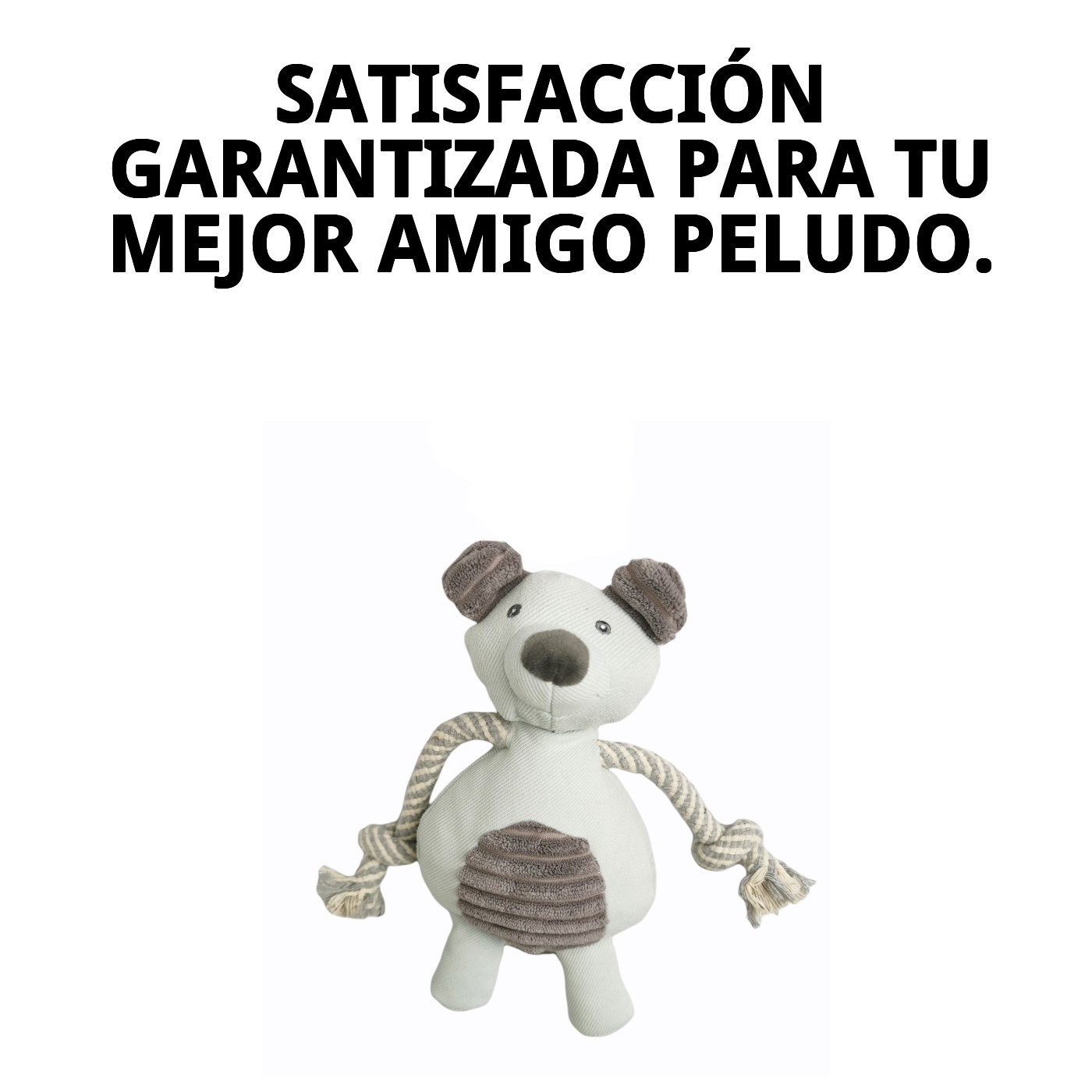 Peluche Willy para Perros 26 cm Moly | Juguete Suave con Sonido y Súper Resistente