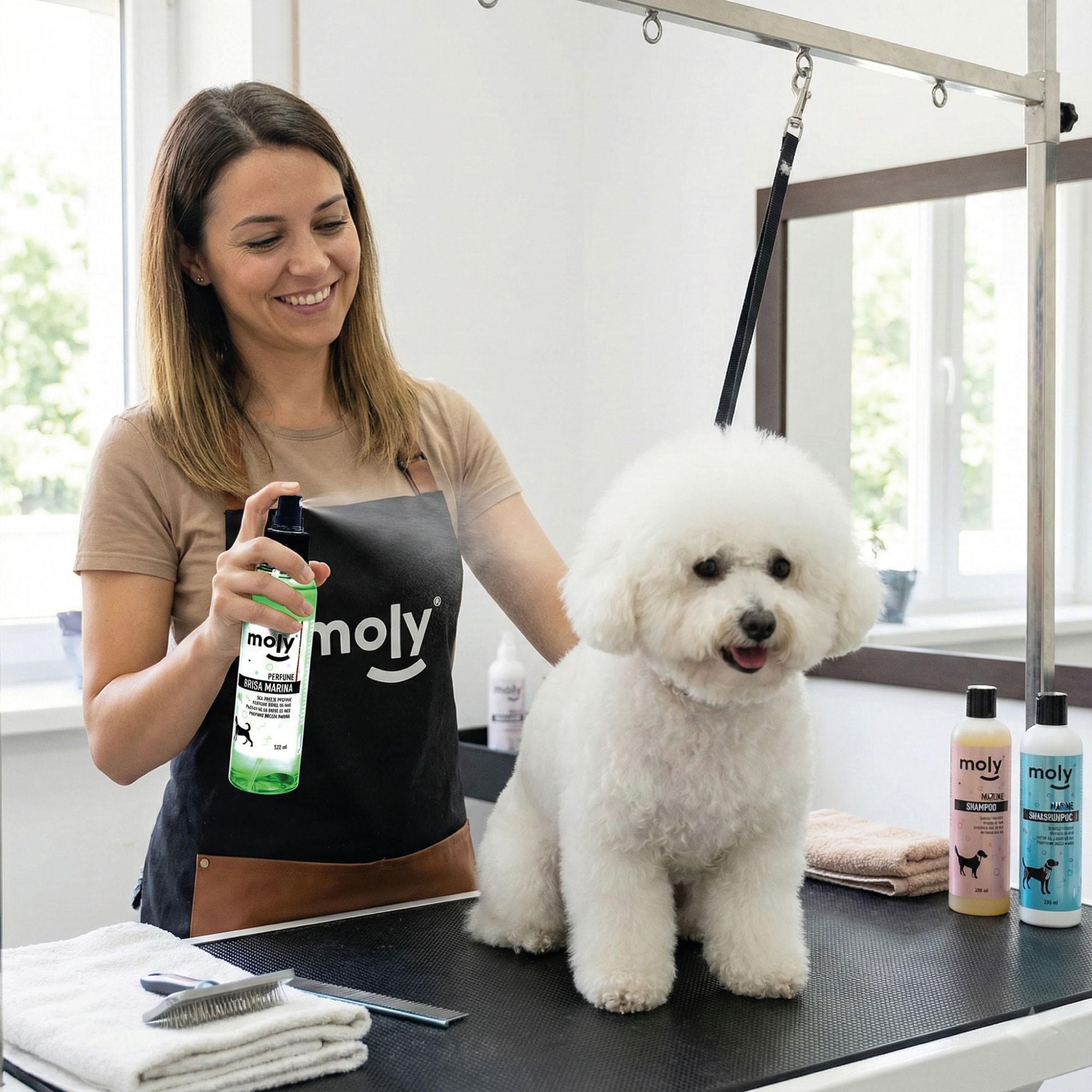 Perfume Moly Brisa Marina 125 ml | Aroma Fresco y Duradero para Perros y Gatos