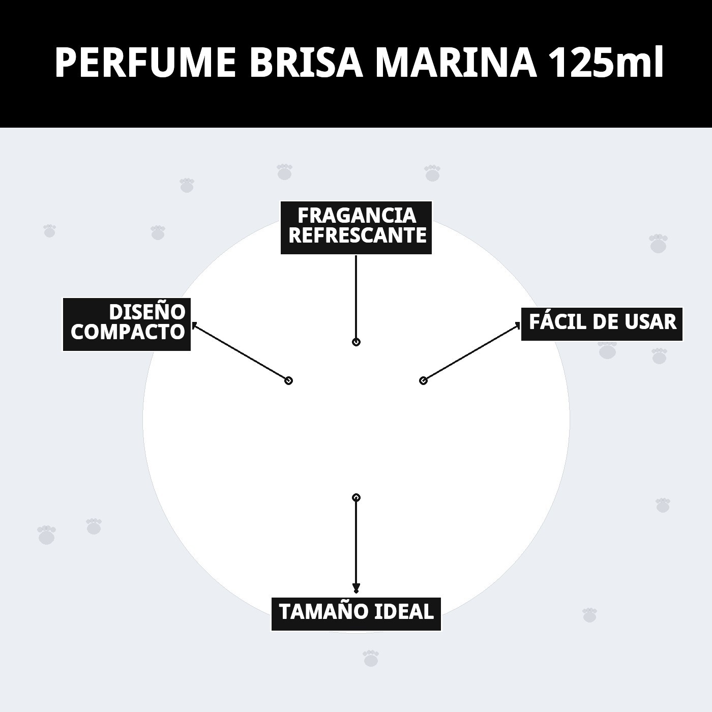 Perfume Moly Brisa Marina 125 ml | Aroma Fresco y Duradero para Perros y Gatos