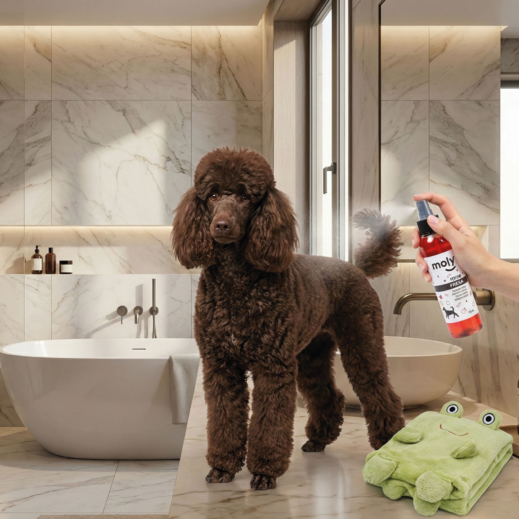 Perfume para Perros Aroma Vainilla 125 ml Moly | Fragancia Suave, Duradera y Apta para Piel Sensible