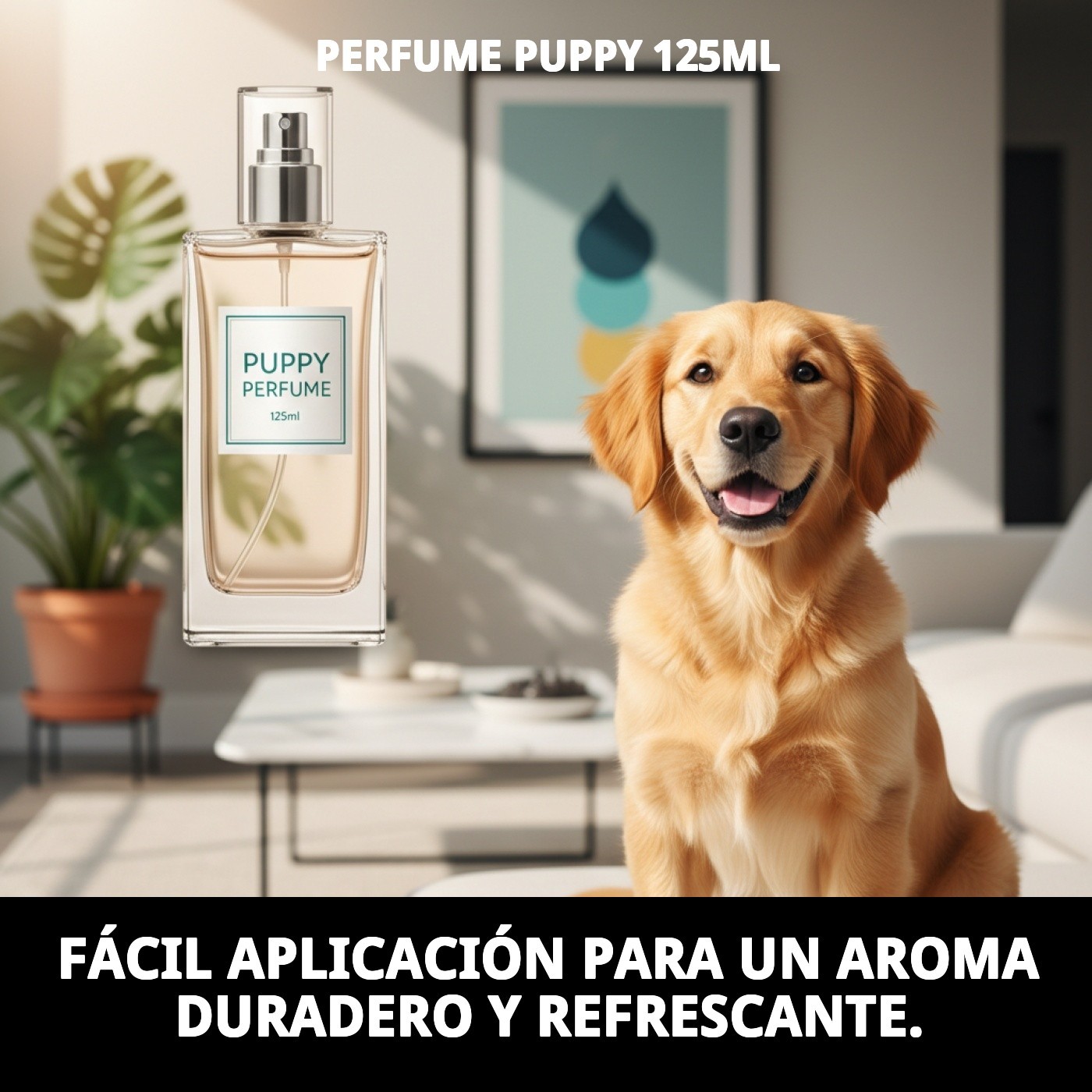 Perfume Puppy 125 ml Moly | Fragancia Suave y Segura para Cachorros