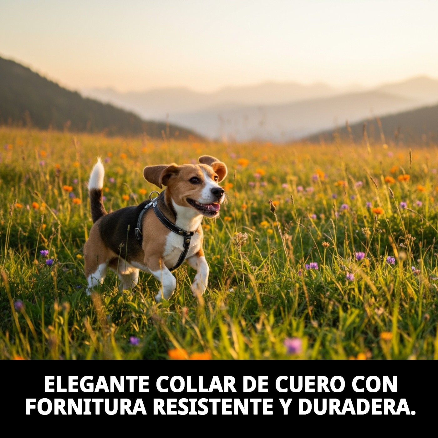 PETRAL CUERO C/FORNITURA 25 CM