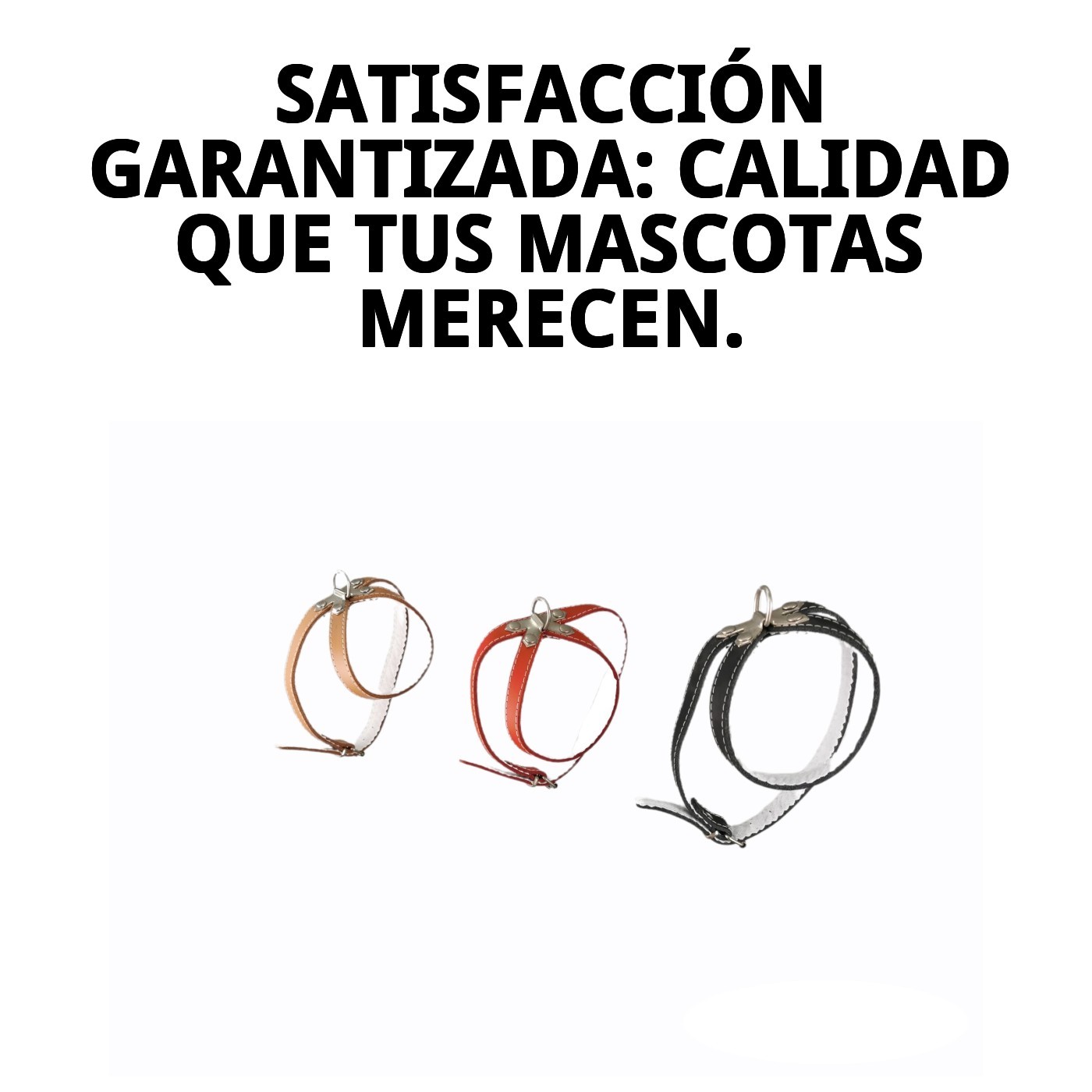 PETRAL CUERO C/FORNITURA 25 CM