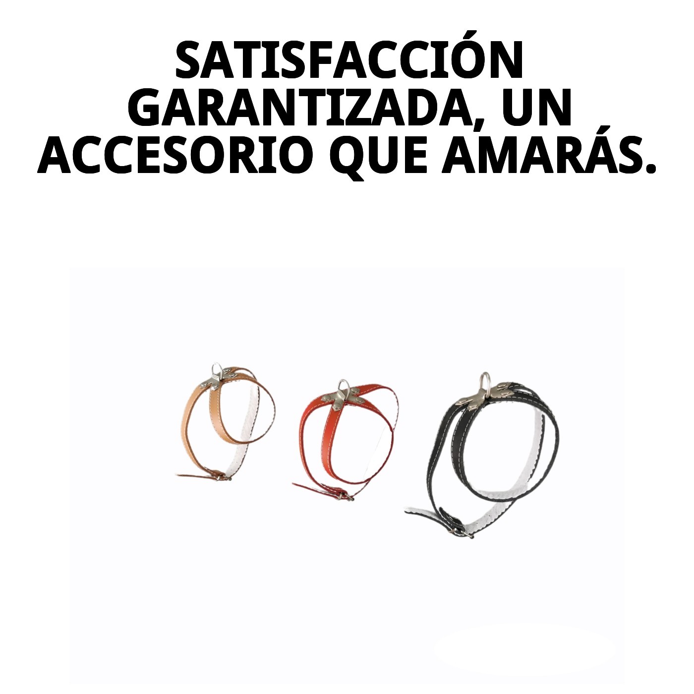 PETRAL CUERO FORRADO  25 CM