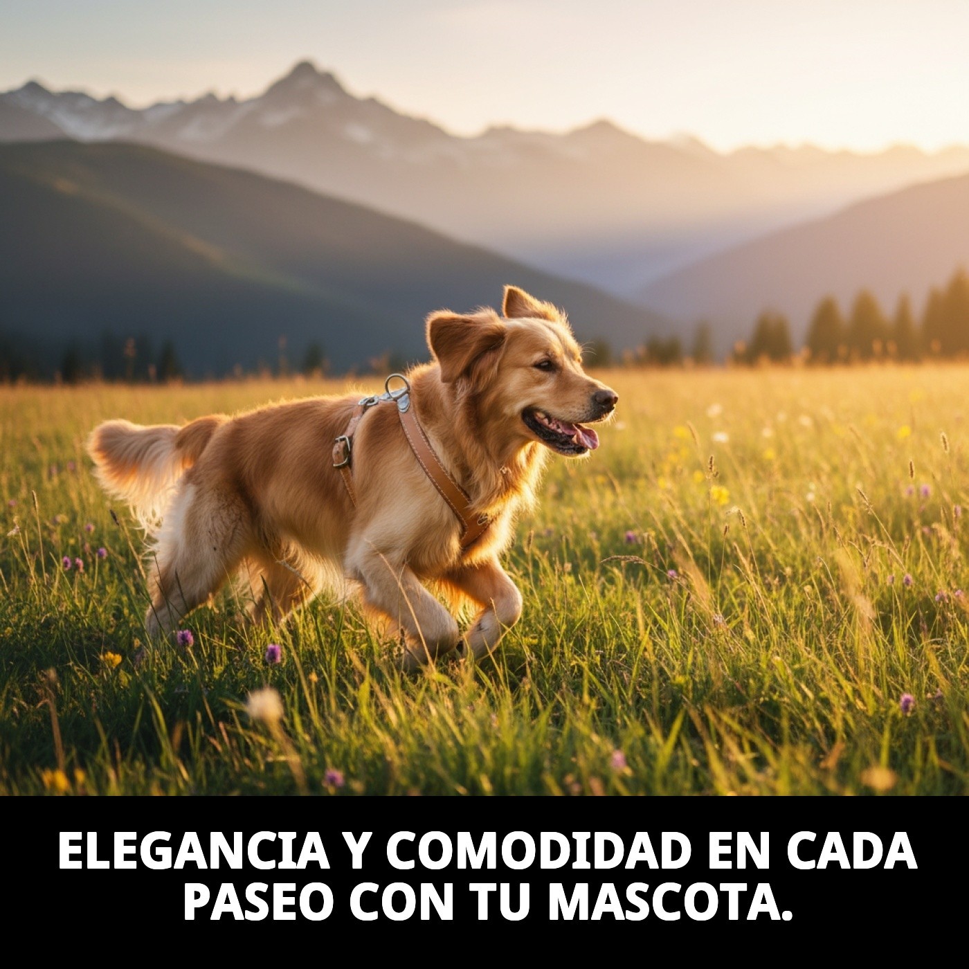 PETRAL CUERO FORRADO 50CM