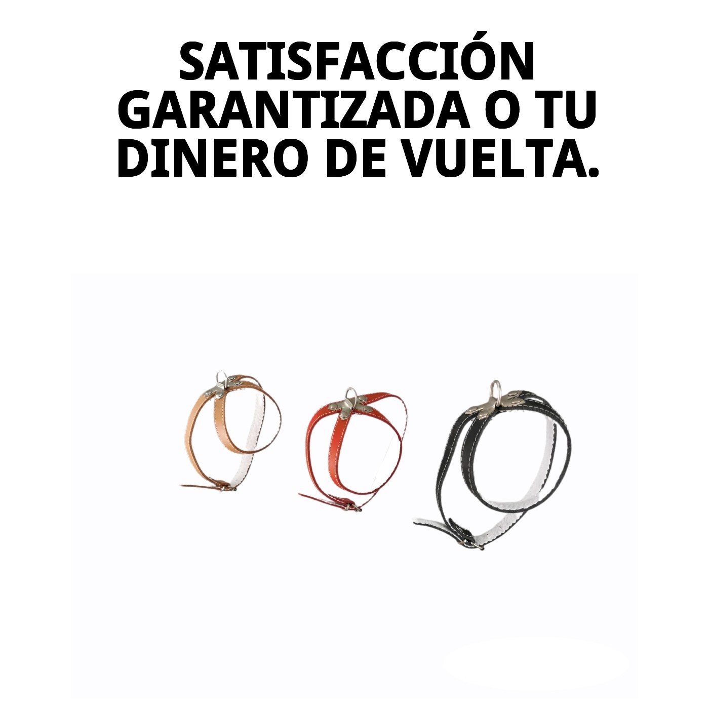 PETRAL CUERO FORRADO 50CM