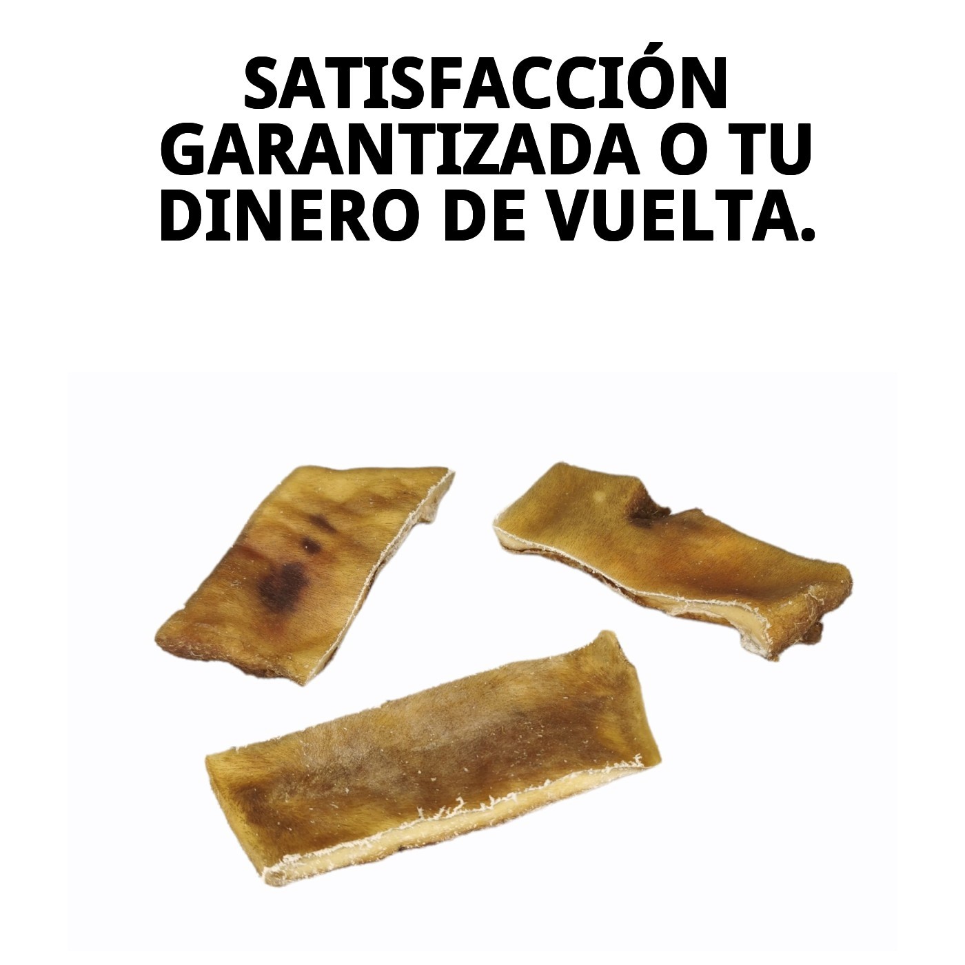 Piel de Vaca Deshidratada 500 g – Snack Natural y Duradero para Perros