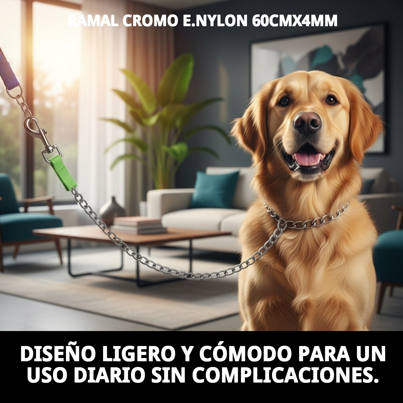 RAMAL CROMO E.NYLON 60CMX4MM