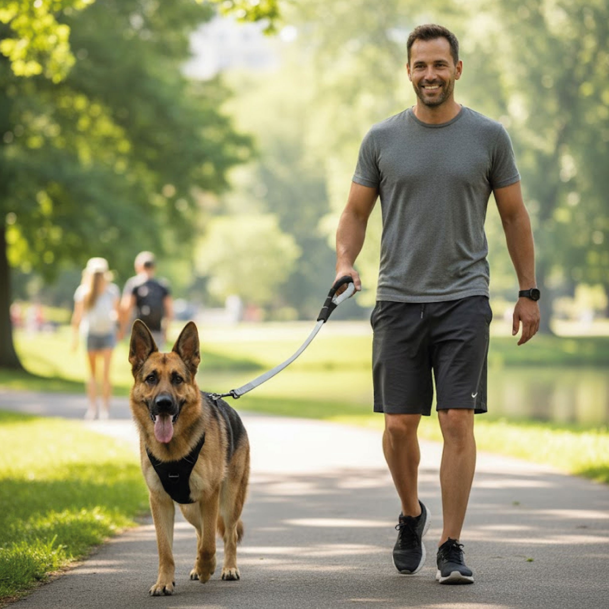 Ramal Extensible Anti-Tirones 2.5 × 125–150 cm | Mango Ergonómico y Control Total – Moly