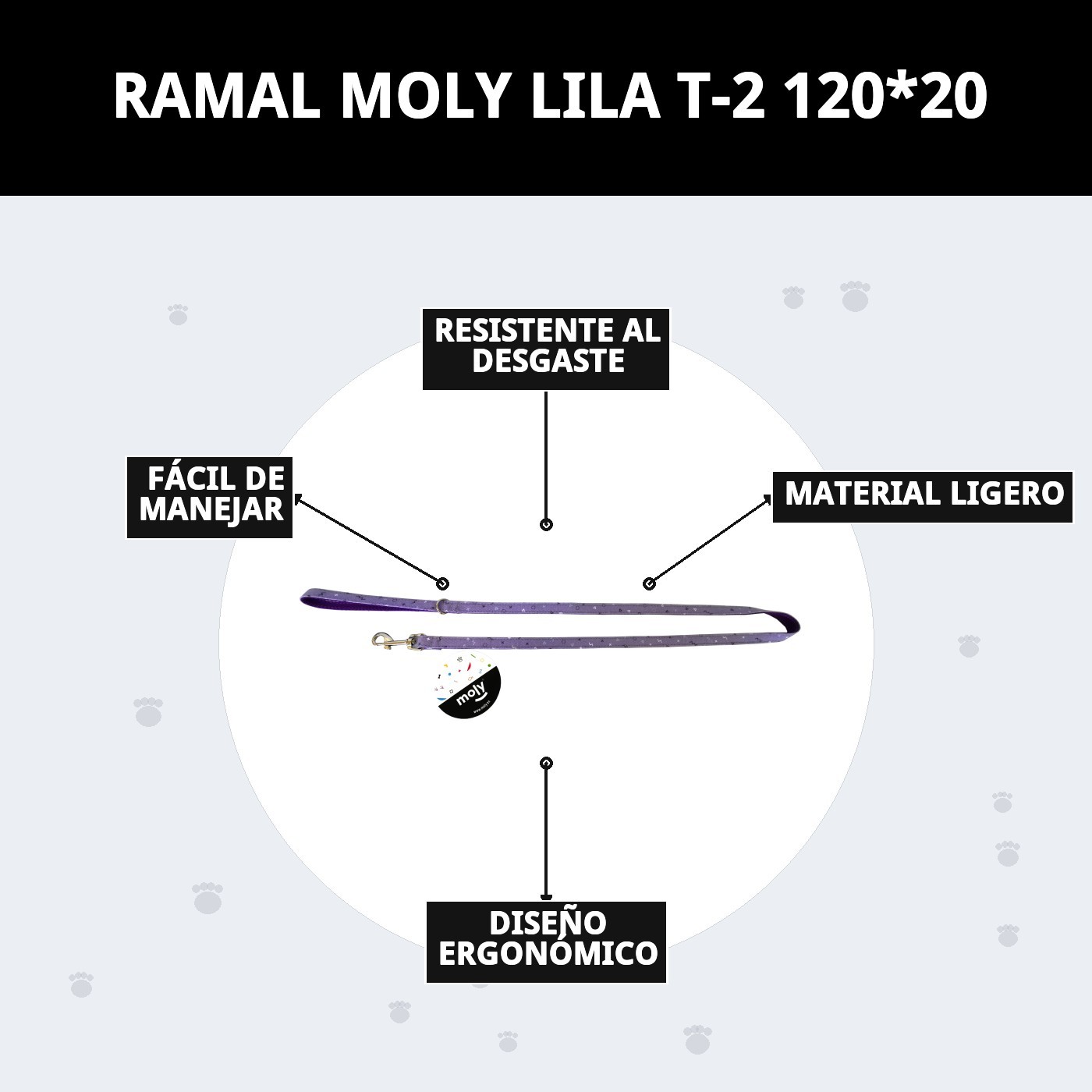 RAMAL MOLY LILA T-2 120*20