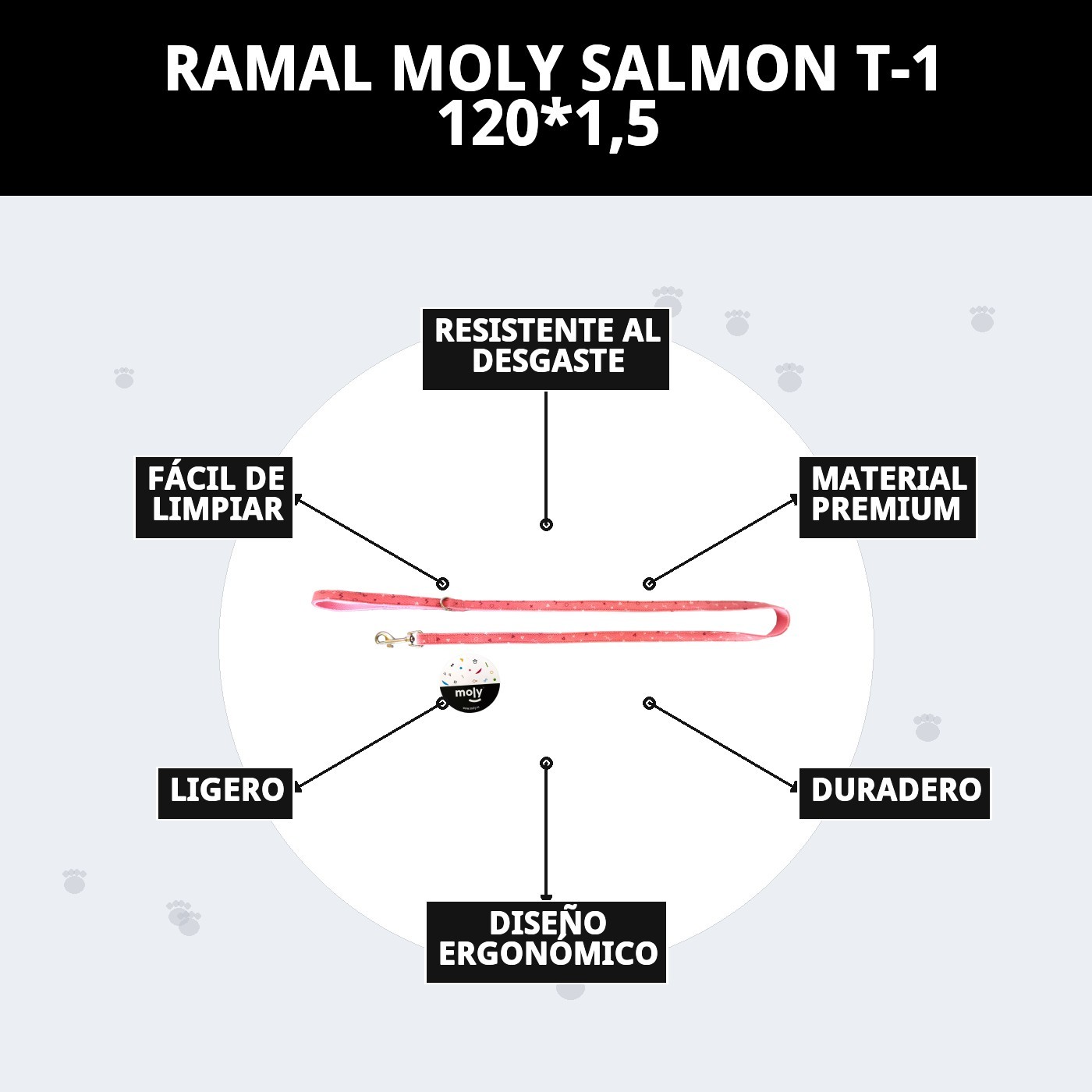 RAMAL MOLY SALMON T-1 120*1,5