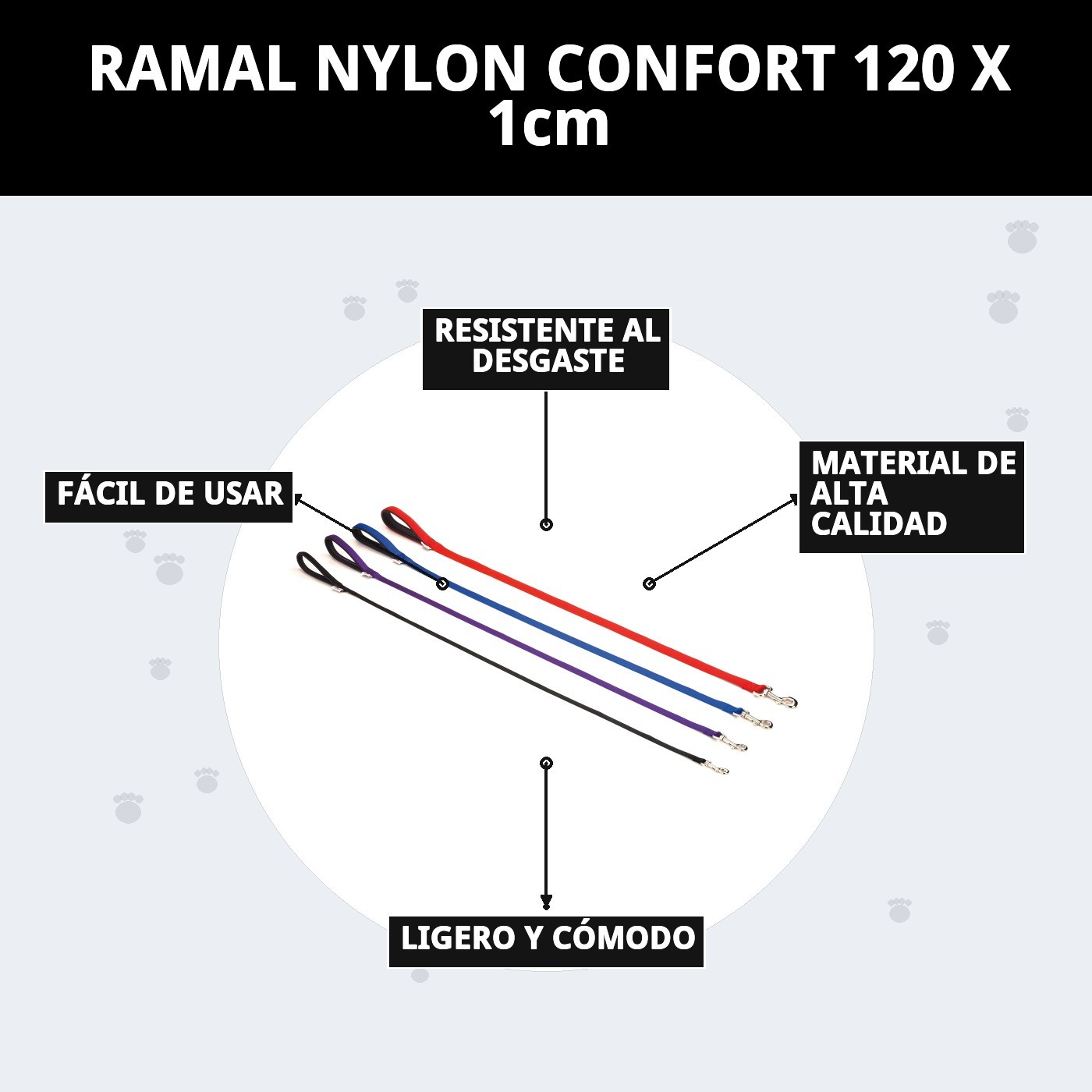 RAMAL NYLON CONFORT 120 X 1cm