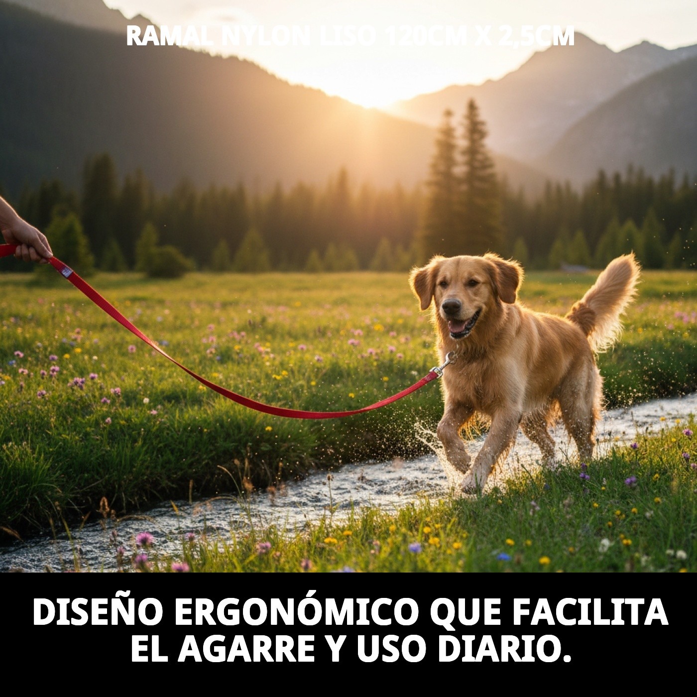 RAMAL NYLON LISO 120cm X 2,5cm