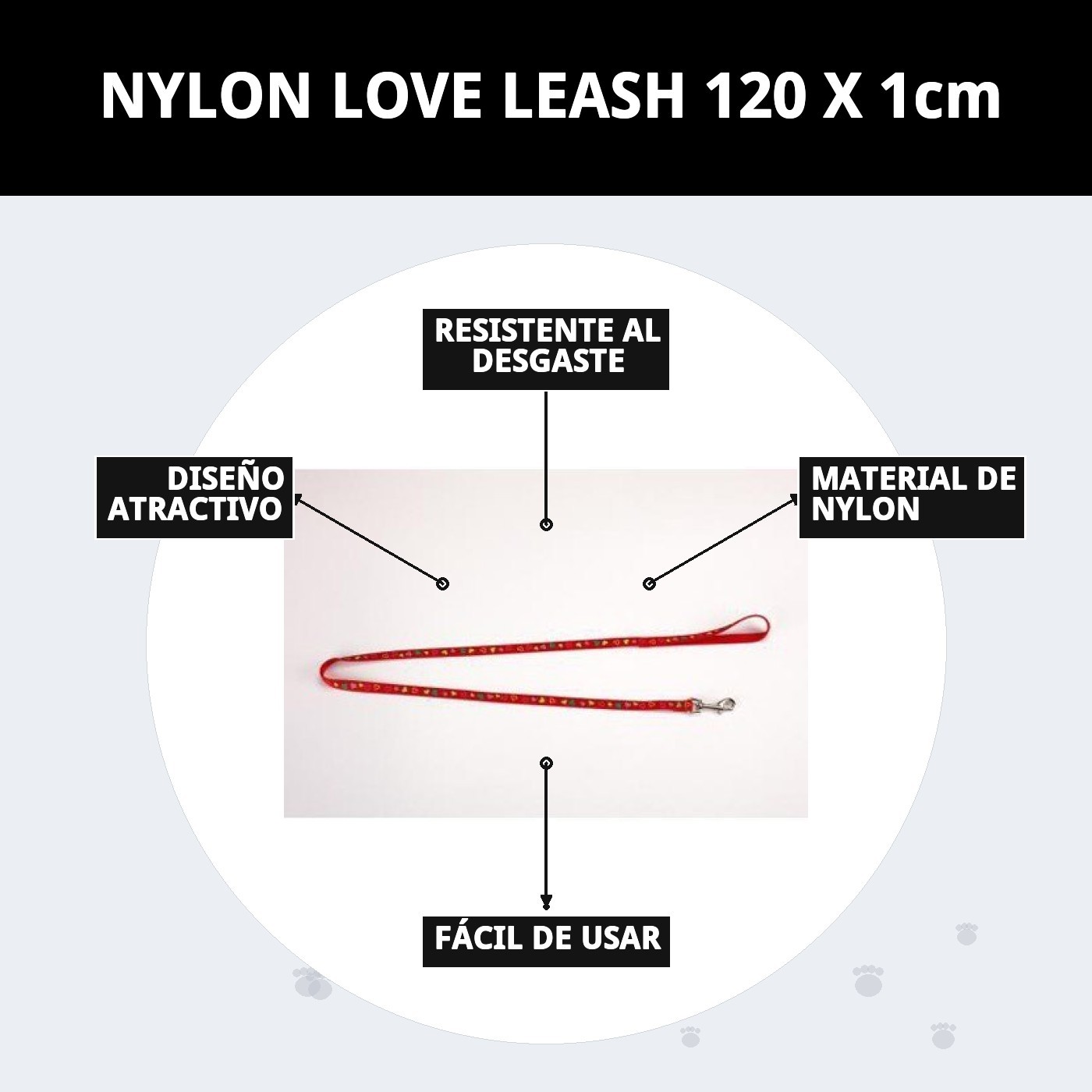 RAMAL NYLON LOVE 120 X 1cm